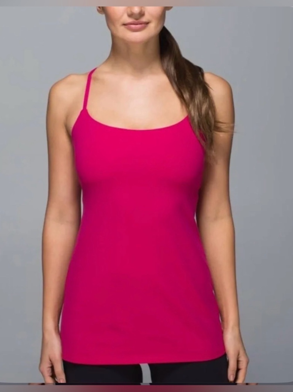 Lululemon Dancing Warrior Tank Jewelled Magenta Size 6 - Picture 2 of 9